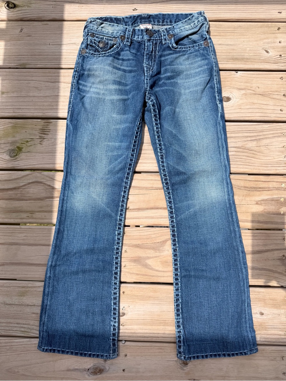 True Religion Kids Blue Flared Jeans
